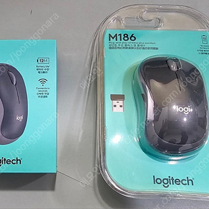 로지텍 M186 무선마우스 미개봉