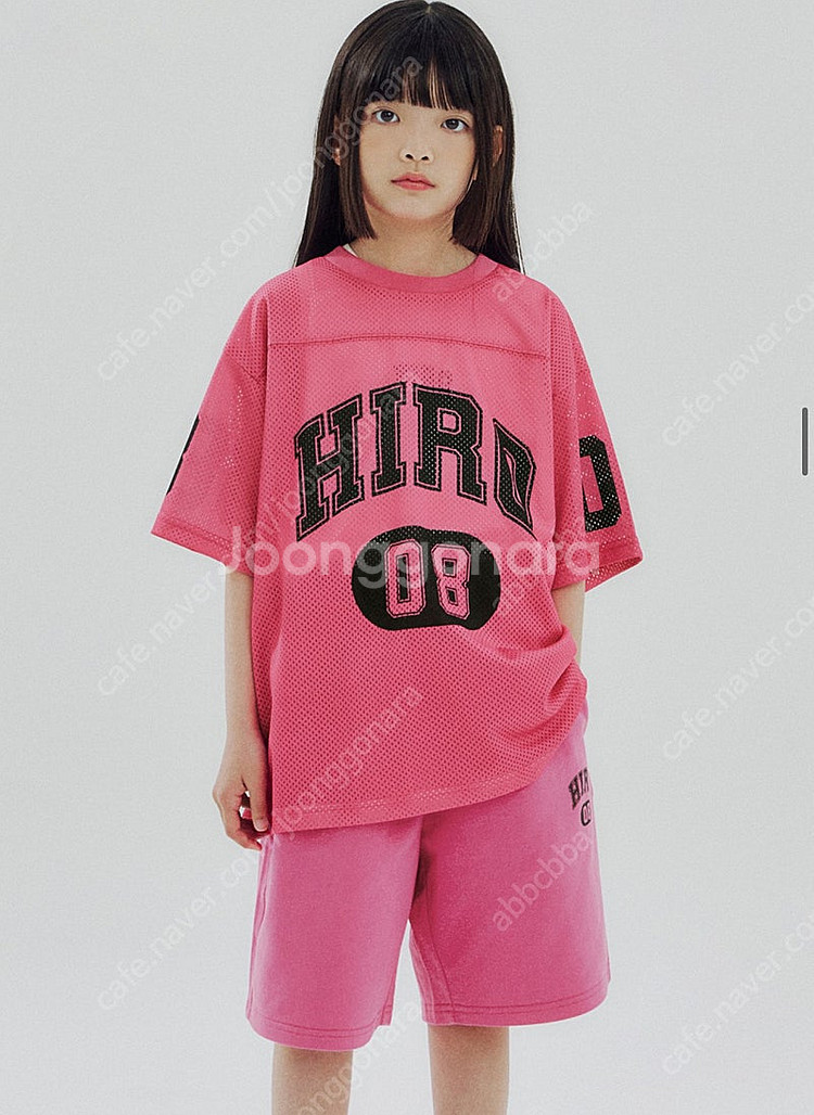 히로 블랭크 메쉬 져지 핑크--0