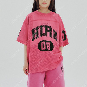 히로 블랭크 메쉬 져지 핑크