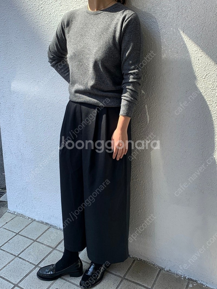 얼바닉30 크롭와이드슬랙스/ cropped wide s...--1