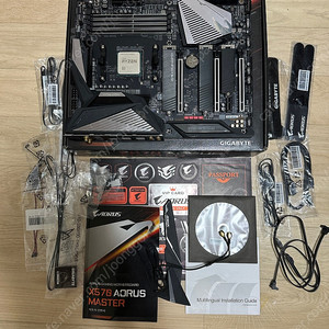 [팝니다] Gigabyte X570 AORUS MASTER 보드