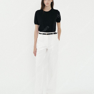 아쎄르 Classic Short Sleeve Knit(Black)
