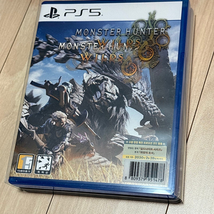 [PS5] 몬헌와일즈 + 스틸북 코드미사용