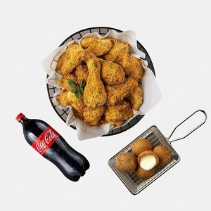 모바일 상품권) BHC 뿌링클+치즈볼+콜라1.25L