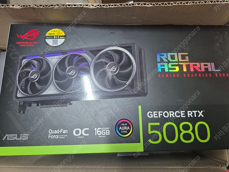 (미개봉)ASUS RTX 5080 아스트랄