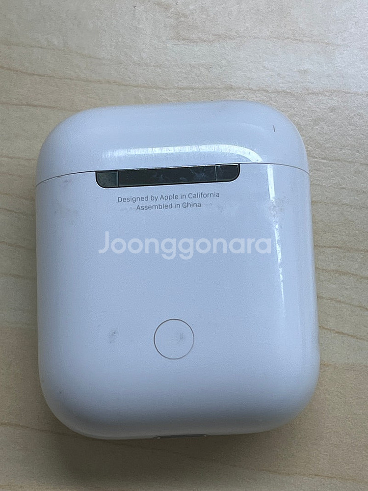 애플 정품 에어팟 2세대 본체 충전케이스 판매합니다--1