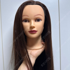 선생님들 연습용 통가발 긴머리 인조모