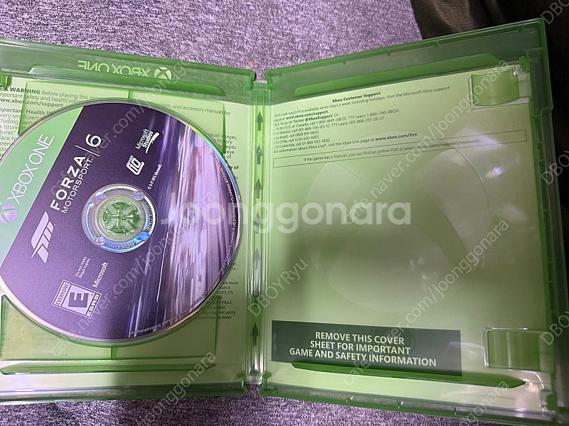 XBOX ONE 포르자6북미판 한글지원 중고팝니다--2