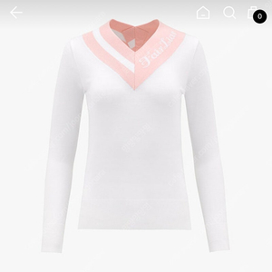 새상품) 페어라이어 빅브이넥 니트 S