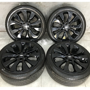 올뉴말리부 흠집없는 블랙 19인치 휠 타이어 245/40R19 올뉴말리부 더뉴말리부