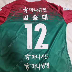 대전하나시티즌 2024시즌 김승대 풀마킹 판매