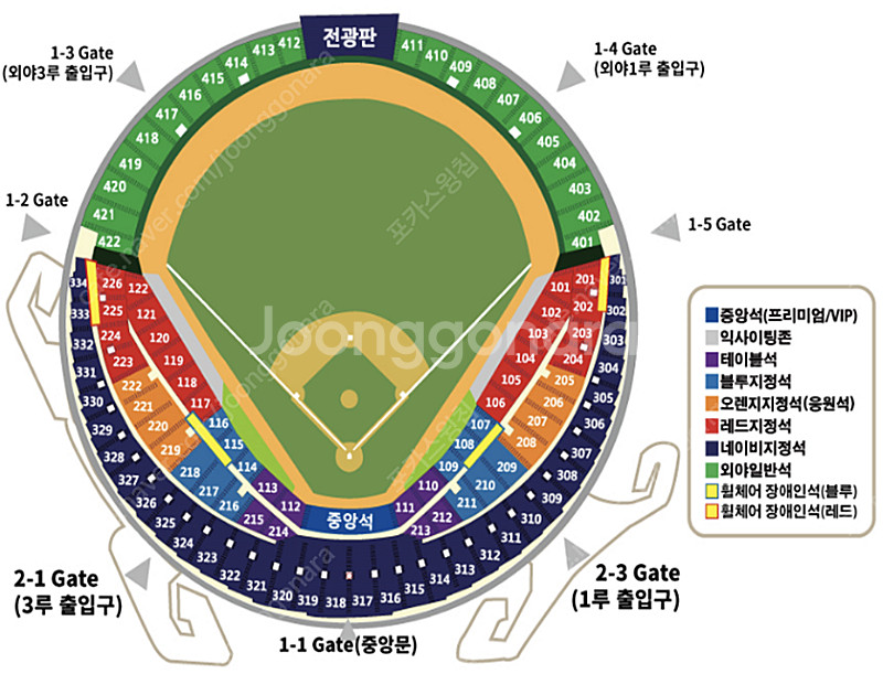 <최저가> 4월 26일 27일 롯데 두산 3루 네이비 ...--0