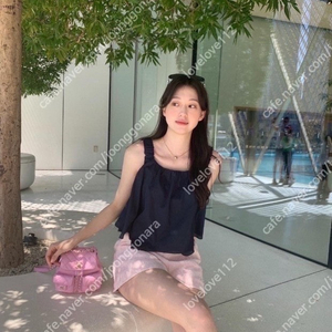 르플레인 핑크 트위드 쇼츠 s