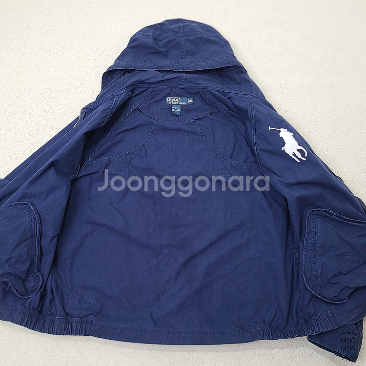 폴로 랄프로렌 빅포니 후드 자켓 XL 네이비--8