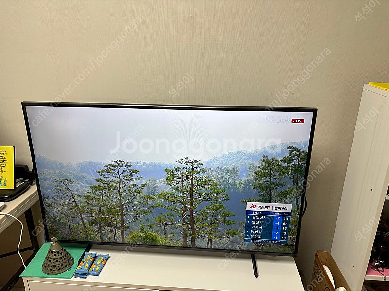 어제설치한 삼성 UHDTV 107.9cm 스탠드형 43...--0
