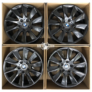 BMW 5시리즈 F바디 터빈 18인치 고스트크롬 휠 5시리즈
