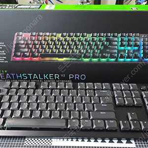 레이저 데스스토커 v2 pro 리니어 영문 풀배열
