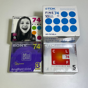 Sony TDK fine74 공엠디 Md 미개봉 새상품 미니디스크