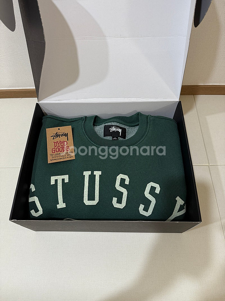 스투시 애슬레틱스 크루넥 맨투맨 M--1