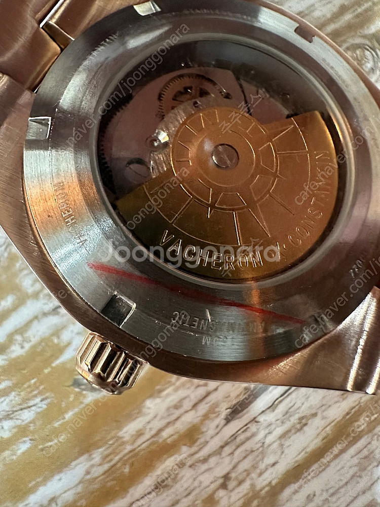 바쉐론 콘스탄틴 청판 금통시계 오토메틱 41mm--5