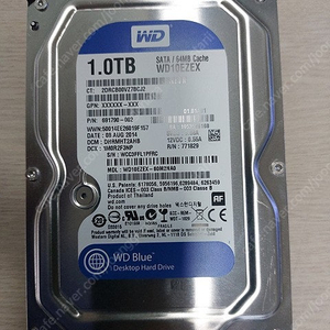 WD 1TB 3.5" HDD 검사 완료
