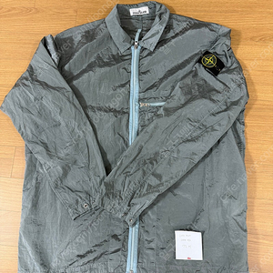 [3XL , XXXL] 스톤아일랜드 나일론 메탈 오버셔츠 바람막이 자켓(새상품)
