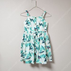 7~8T Cat&gack 하얀꽃무늬 나시 원피스