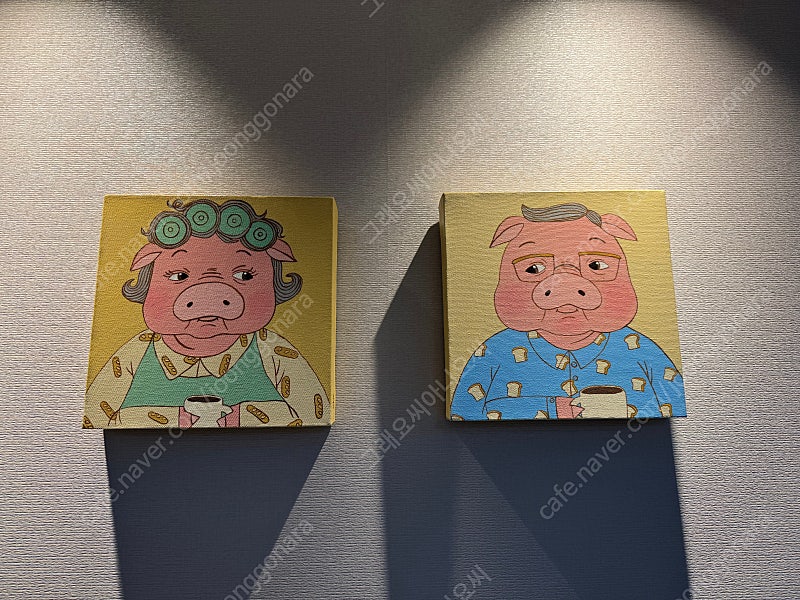 봄사무소 일러스트 그림 액자