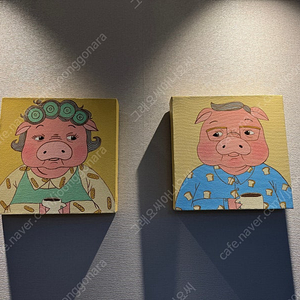 봄사무소 일러스트 그림 액자