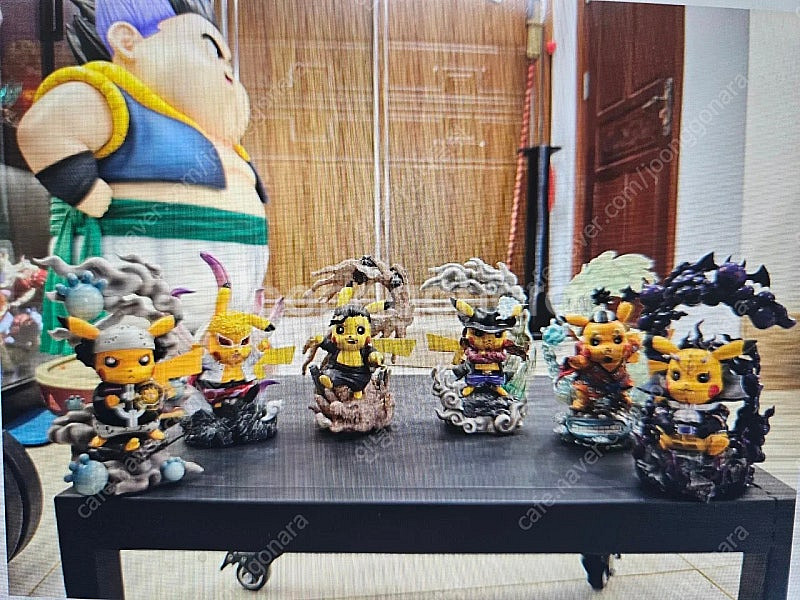 구매) 원피스 콜라보 칠무해 피카츄 레진 피규어 일괄 ...--0