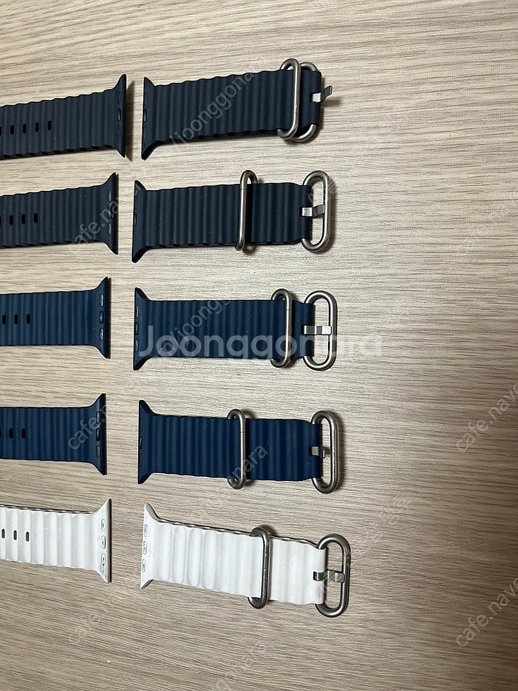 애플워치 울트라 스트랩 오션밴드 블루 미드나잇 화이트--1