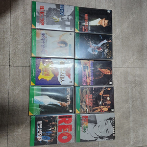 뮤직비디오 비디오테이프 vhs 미개봉 5개 중고5개 택포