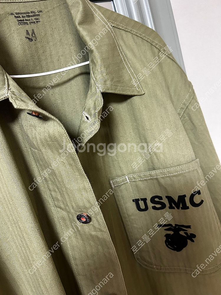 미해병대 USMC HBT P-41 복각 자켓 SM wh...--2