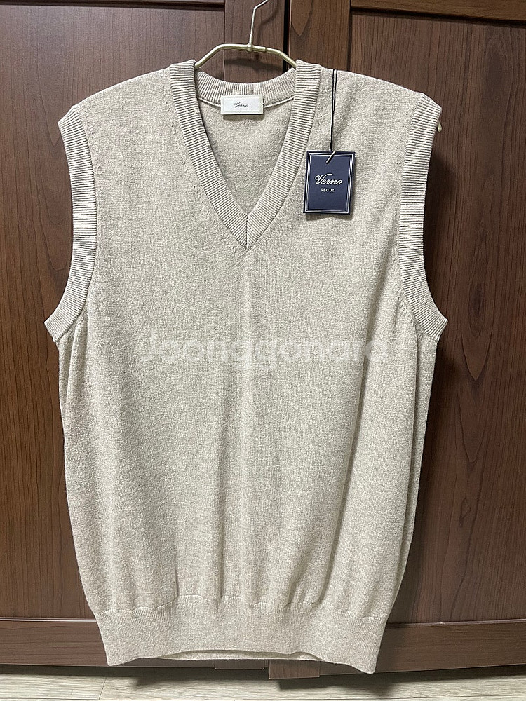 베르노 니트 베스트 / 오트밀 / XL--0