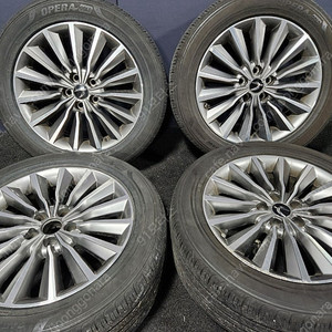 에쿠스VI 중신형 18인치 휠타이어 한대분SET 245 50 18 팝니다//4075