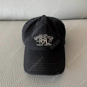 RRL RRL 랜치 로고 트월 볼캡 블랙 김우빈모자