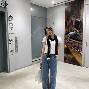 르플레인 베이스데님 중청 s
