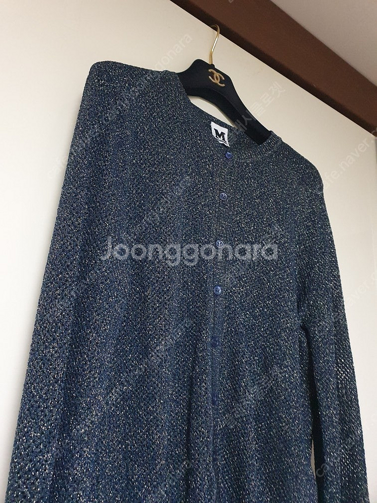 엠 미쏘니 M MISSONI 글리터 니트 가디건 (46...--1