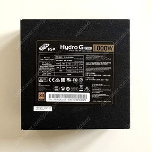 FSP HYDRO G PRO 1000W 골드등급 정격 파워 서플라이