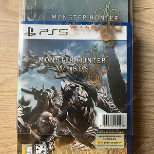 PS5 몬스터헌터 와일즈 스틸북+코드미사용+택포