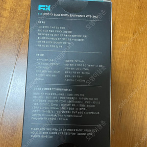 픽스 팟 X4 블루투스 이어폰 XWS-303, ENC 노이즈 캔슬링 무선 커널형