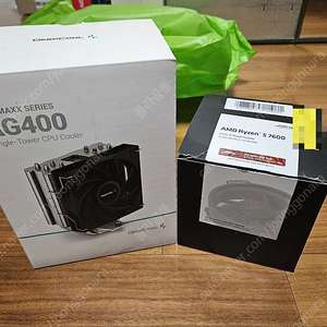 라이젠 라파엘 R5 7600 + AG400 쿨러 같이 판매합니다.