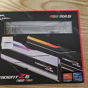 G.SKILL DDR5 6000 CL36 TRIDENT Z5 NEO RGB J 32GB(16Gx2) 서린 미개봉 판매합니다.