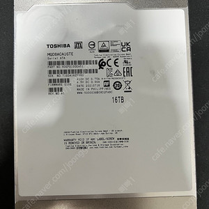 토시바 MG08ACA16TE 16TB sata 하드 hdd