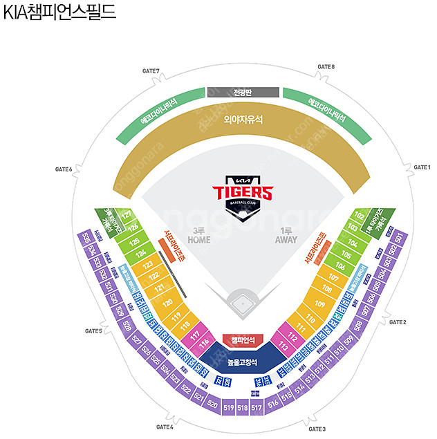 KIA vs LG 25년 4월 27일 4/6연석티켓 구...--0