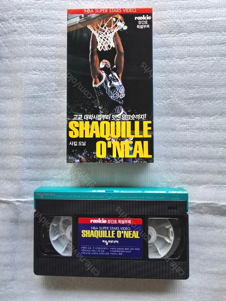 NBA 샤킬오닐 비디오테이프 판매합니다. 이미지