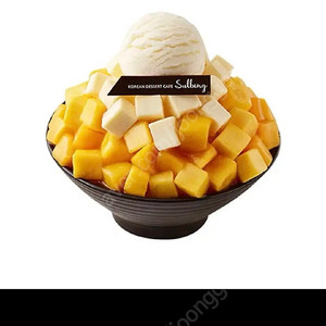애플망고치즈 설빙 12,400원에 판매합니다.