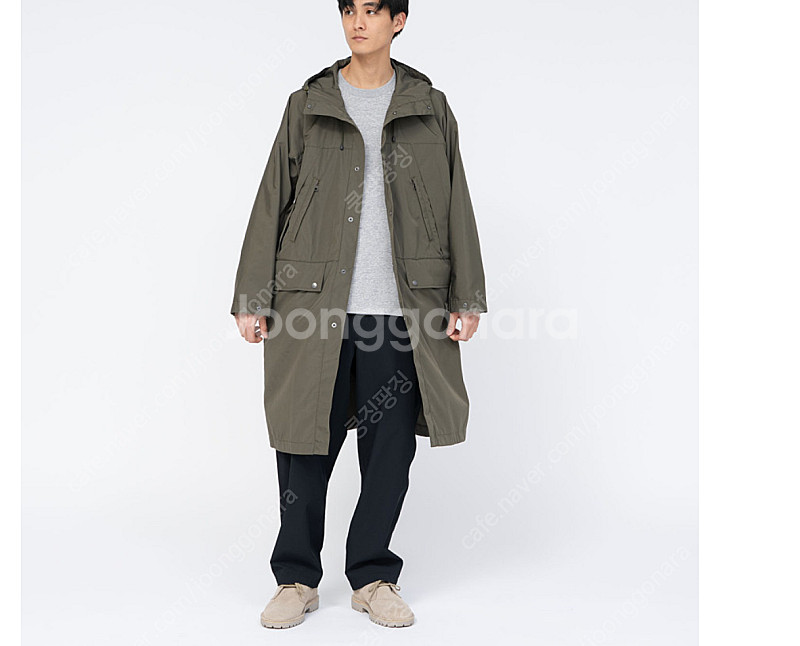 노스페이스 퍼플라벨 24ss 마운틴 코트 올리브 M 팝...--0