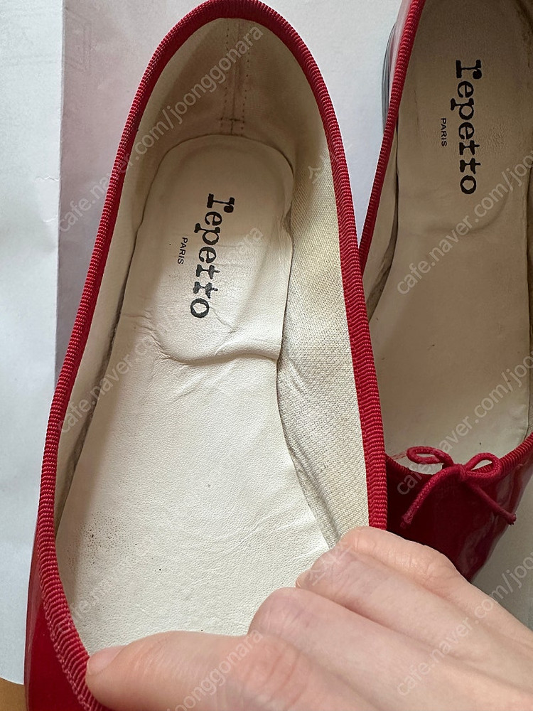 레페토 산드리옹 빨강 페이턴트 39--1