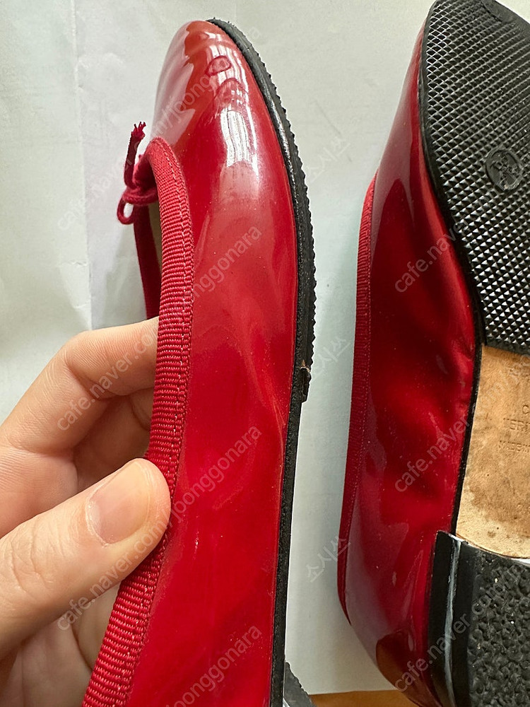 레페토 산드리옹 빨강 페이턴트 39--3